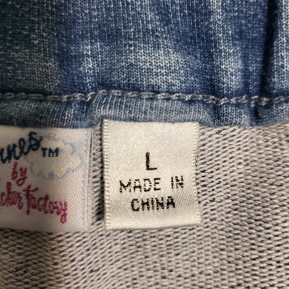 Dream Jeannes by Quacker Factory Woman's Pull On Capris Size Large Light Blue - Picture 13 of 14